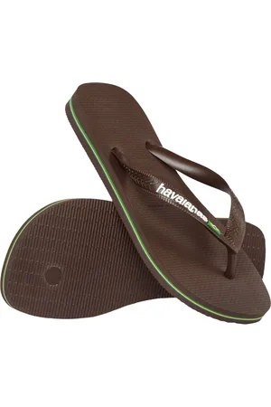 Havaianas Brasil logo Slippers - - Wit