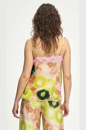 POM Amsterdam Top Cami Summer Bliss Lime