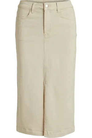 VILA VIGLOVE RW MIDI SKIRT/LC - Dames - Rokken