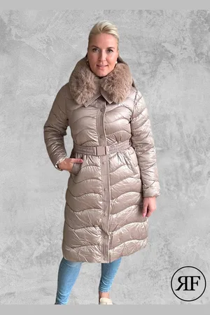 Merkloos Dames winterjas