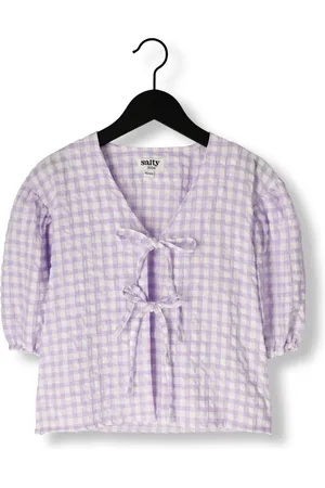 Salty Stitch Gingham Blouse Blouses Meisjes -