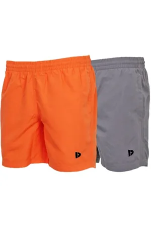 Donnay 2-Pack - Sport/Zwemshort (Toon) - Sportbroek - Heren - Apricot/Steel grey (673) - maat XL