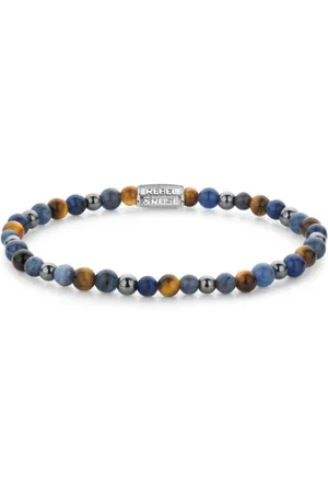 Rebel & Rose Rebel & and Rose - Armband - Blue Rain - 4mm - RR-40132-S Unisex