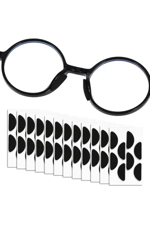 Merkloos Neuskussens - Neuskussen Bril - - Neuskussens Voor Bril - 48 Paar - Bril Kussentjes - Rubbertjes - Anti-slip Neus Pads - Soft Bescherming Bril - Druppel - 1.5mm - Bril Accessoires