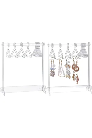 Merkloos Oorbellen display standaard met 8 hangers voor sieraden - Hangende oorbellen display benodigdheden