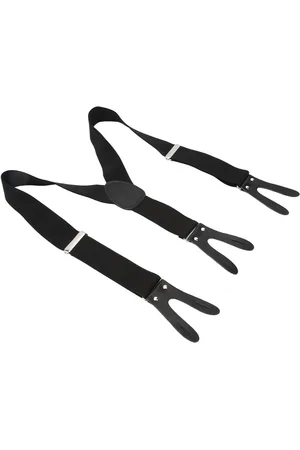 Merkloos Bretels Knop Type Verbrede Y-vorm Riem Elegante Elastische Band Comfortabele Heren Bretels voor Dagelijks Gebruik 5x110cm/2.0x43.3in
