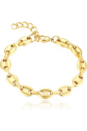 Cilla Jewels Goudkleurige Armband van Edelstaal met Schakels