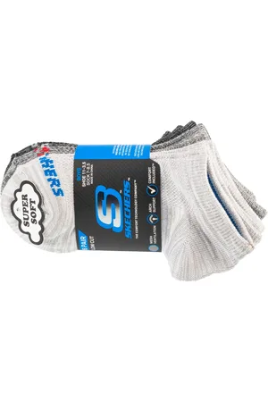 Skechers 6pk Boys No Terry Socks, Unisex, , Sokken, maat: 31-34