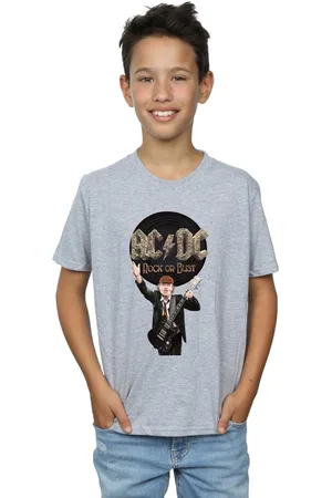 AC/DC Jongens Rock Or Bust Angus Young Katoenen T-Shirt