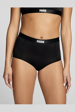PUMA 2-Pack Hoge hipsters - High Waist - Hoge microfiber dames onderbroeken - S
