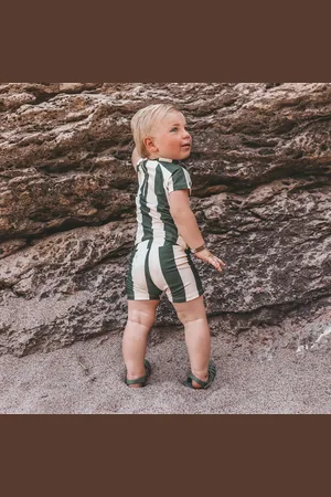 Salted Stories Wide Stripe Trunks | Gestreepte zwembroek voor jongens |