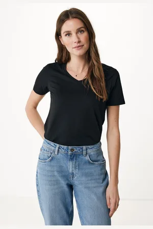 Mexx Femmie Basic V-neck Tee Black Dames