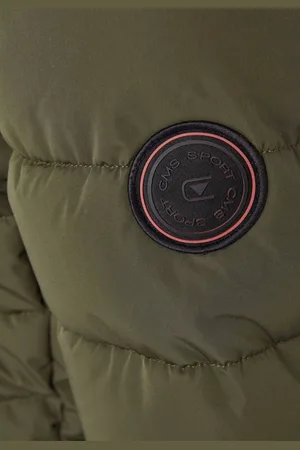 Casa Moda Jas Hooded Puffer Olijfgroen