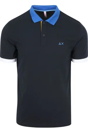 sun68 Poloshirt Color Way Donkerblauw (navy)