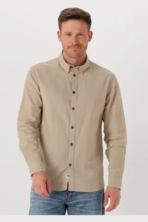 Anerkjendt Akleif L/s Cot/linen Shirt - met lange mouwen - Heren