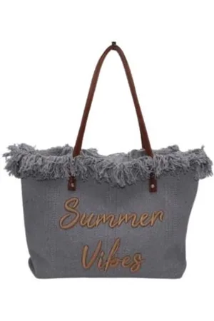 sarlini Strandtas Shopper Weekendtas Effen
