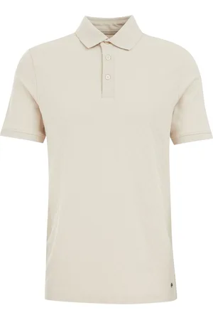 WE Fashion Heren polo met structuur
