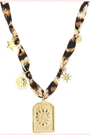 Bijoutheek Collier Chique Stof Lichtpuntjes