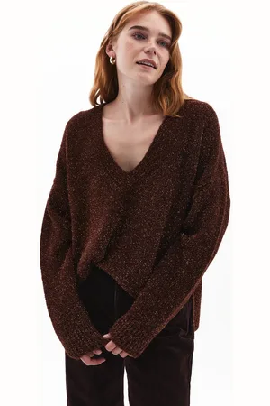 OXXO V-Neck Sweater Größe M Bronze