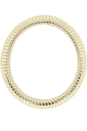 Manfield Dames - Gouden ribbel statement armband