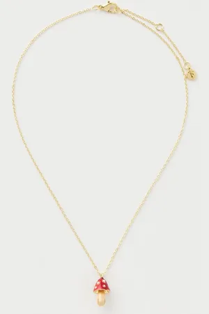 Fable England - Ketting - Sieraad - - One size - Enamel Mushroom