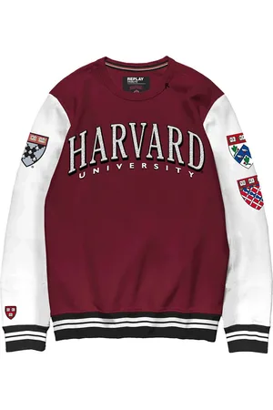 Replay Dyed Brushed Cotton Sweatshirt Rood M Man