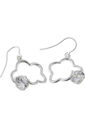 Cristian Lay Earrings Silver Unknown