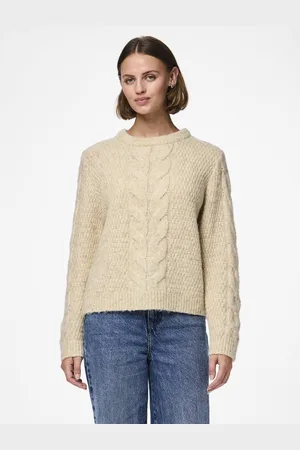Pieces® PCNINA LS O-NECK KNIT NOOS BC - Dames - Gebreide truien