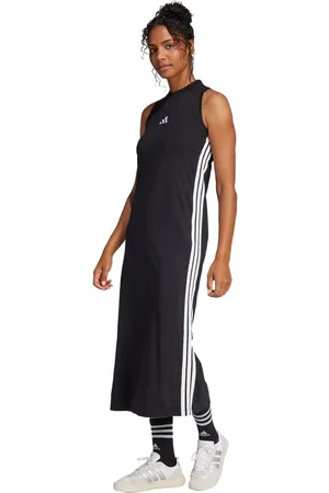 adidas Sportswear Essentials 3-Stripes Lange Racerback Jurk - Dames - - L