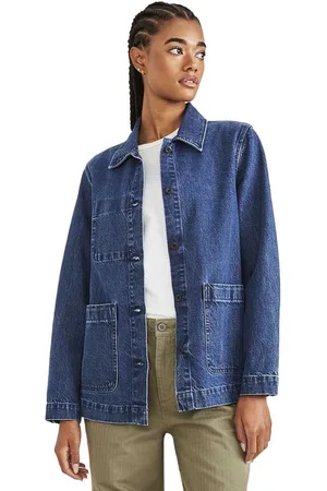 Dockers Regular Fit Chore Jas Blauw S Vrouw
