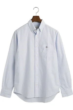 GANT Oxford Banker Regular Fit Shirt Met Lange Mouwen Blauw S Man