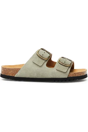 Scholl Slipper Women Josephine Suede Sa Sage-Schoenmaat 42