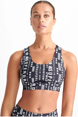 Superdry Training Sportbeha Met Medium Impact Zwart S Vrouw