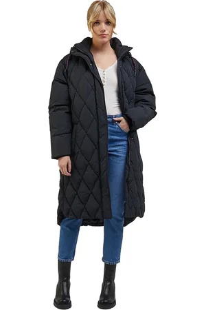 Lee Long Puffer Doudoune Groen M Vrouw