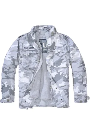 Brandit Herren Jacke M65 Giant Jacket Blizzard Camo-XL