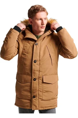 Superdry Everest Faux Fur Parka Bruin S Man
