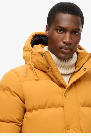 Superdry Korte Everest pufferjas met capuchon - Heren - Gewatteerde jassen