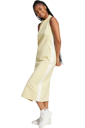 adidas Sportswear Essentials 3-Stripes Lange Racerback Jurk - Dames - - S