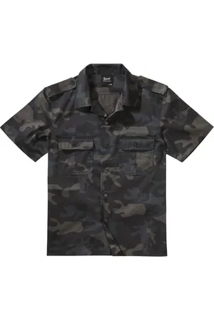 Brandit Short Sleeves US Shirt darkcamo Overhemd - XXL