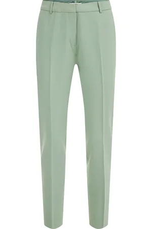 WE Fashion Dames slim fit pantalon