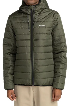 Element Alder Puffer Fundamental Jas Groen XL Man