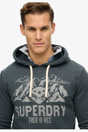 Superdry Lo-Fi Outdoor Mono Relaxed hoodie - Heren - Hoodies