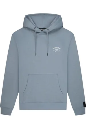 Quotrell Atelier Milano Hoodie Muted Blue/White