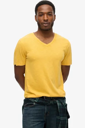 Superdry Slub T-shirt Met Korte Mouwen En V-hals XL Man