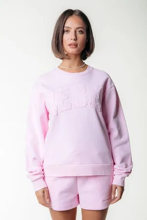 Colourful rebel Rebel Patch Dropped Shoulder Sweat - Dames - Sweaters - XXL