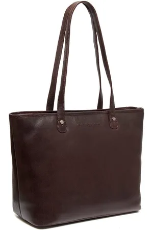 Chesterfield Leren Shopper Bruin Astano