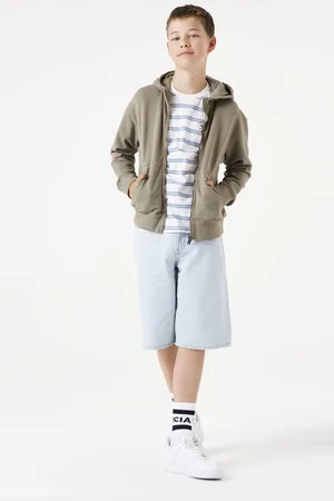 Garcia Jongens Vest Bruin Long mouw