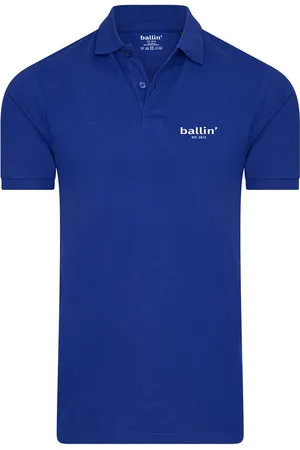 Ballin Est. 2013 - Heren Polo SS Basic Polo - Blauw