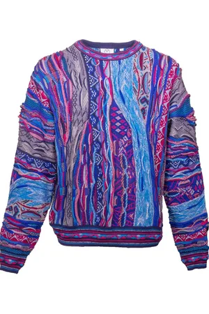 Carlo Colucci Pullover Multicolor Paars