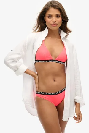 Superdry Elastic Classic Bikinibroekje Roze M Vrouw